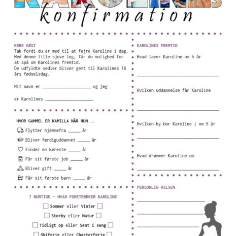 konfirmation_navn_pige Fremtidsquiz til konfirmation med bogstav billeder
