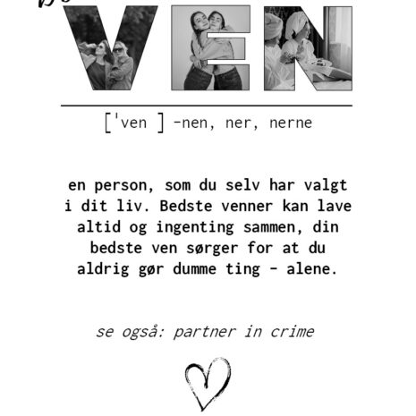 familieplakat-ven-SH Familieplakat - ven (sort/hvid)