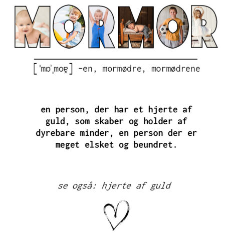 familieplakat-mormor familieplakat - mormor