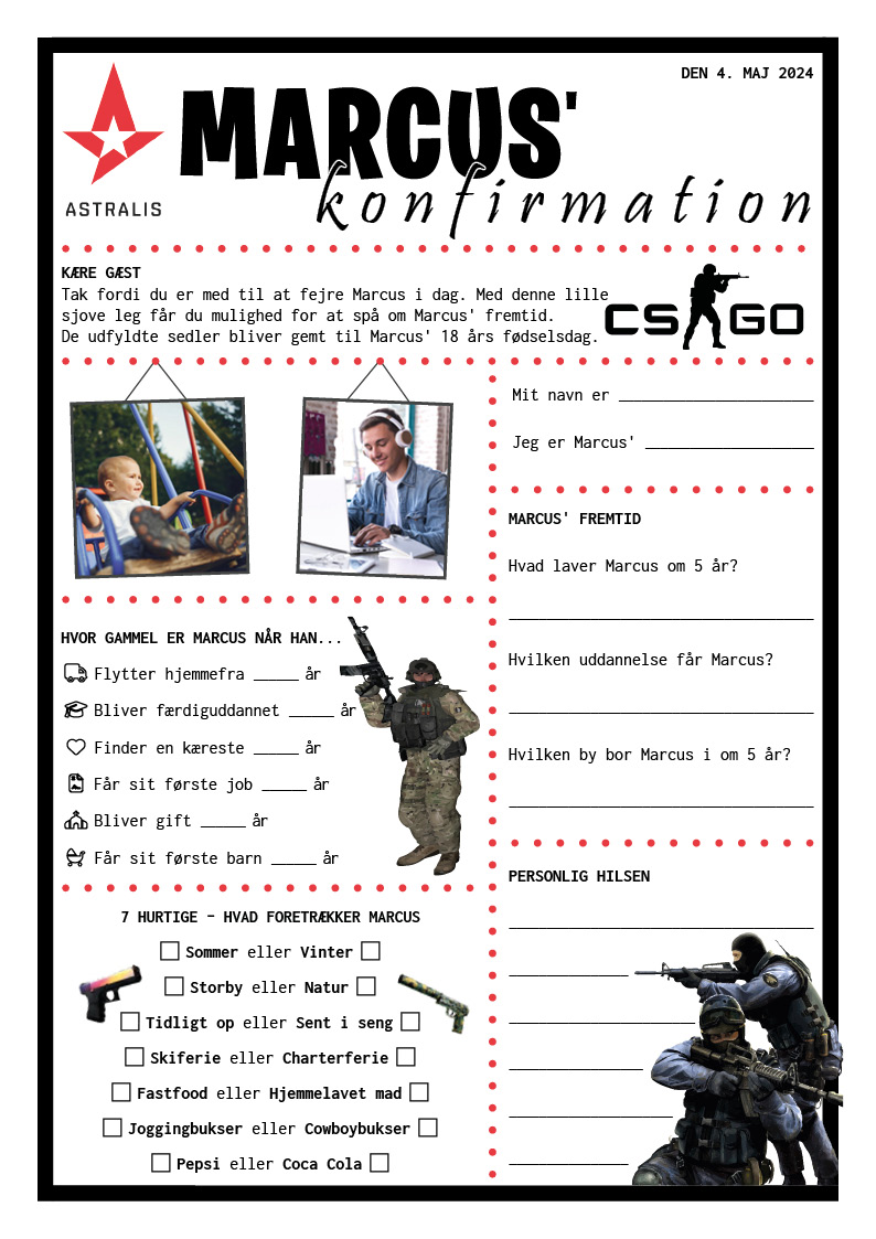 Quiz | Konfirmation | CS:GO - Billede 2