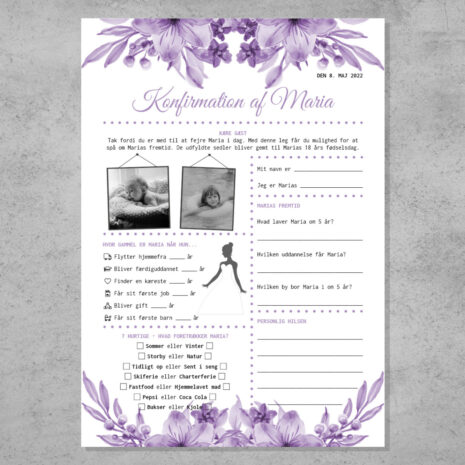 konfirmation_lilla blomst_pige-ramme Fremtidsquiz til konfirmation med lilla blomst