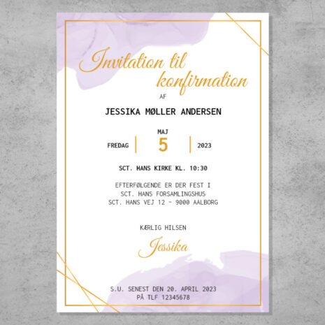 invitation_vandfarve-lilla_uni-ramme