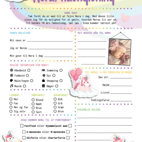 Navngivning_enhjørning_pige Fremtidsquiz til navngivning med enhjørning