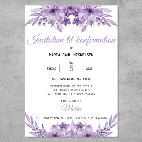 invitation_lilla blomst_pige-ramme