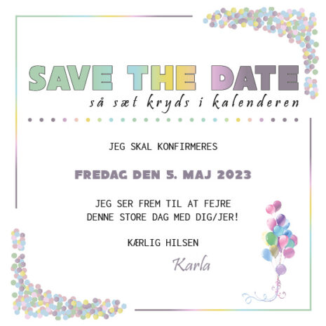 save the date_konfetti-pastel regnbue_pige save the date_konfetti-pastel regnbue_pige