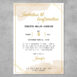 Invitation til konfirmation i design med vandfarve i beige nuancer