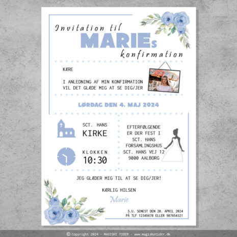 invitation_blomster-blå_pige-ramme invitation_blomster-blå_pige-ramme