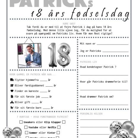 18år_sølv_dreng Fremtidsquiz til 18 års fødselsdag i sølv tema