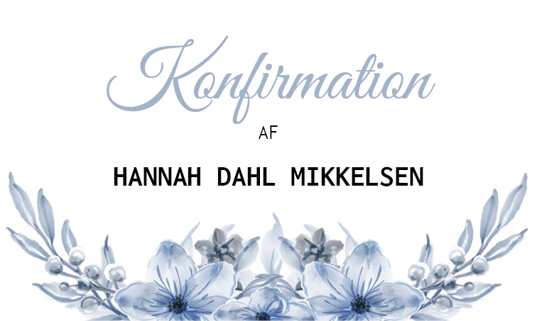 klistermærke_blå blomst_horisontal klistermærke_blå blomst_horisontal